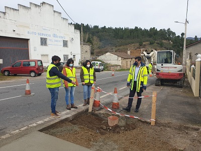 La Xunta comienza las obras de mejora de la seguridad viaria y de la accesibilidad en la carretera autonómica OU-636 en Larouco