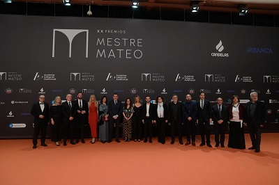 Román Rodríguez se refiere a los premios Maestro Mateo como la demostración del gran momento del audiovisual gallego