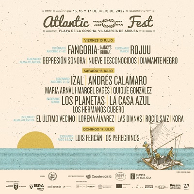 El Atlantic Fest se une a la programación del Xacobeo 21-22 de la mano de los conciertos en el escenario Xacobeo