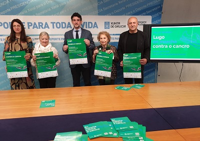 La Xunta colabora con la AECC en la organización de una nueva marcha contra el cáncer en Lugo el 30 de abril