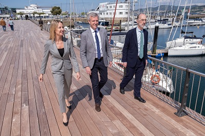 La Xunta colabora con el puerto de Vigo en la remodelación de su fachada marítima con el nuevo paseo de las Avenidas