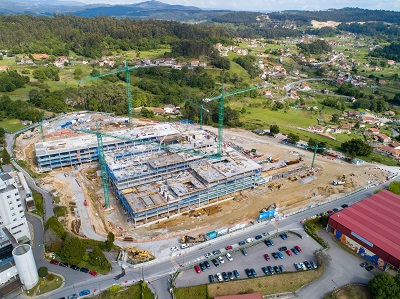 La ejecución del Hospital Público Gran Montecelo, en Pontevedra, continúa progresando con el inicio de la segunda fase de las excavaciones