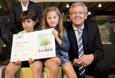 Rueda destaca el compromiso de la comunidad educativa en la defensa del medio ambiente y en la formación ambiental de las nuevas generaciones gallegas