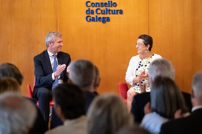 Rueda reconoce la labor del Consello da Cultura Galega en el impulso y protección de la cultura propia y llama a afrontar desde la cooperación sus retos en el futuro