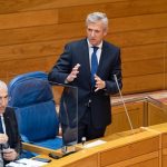 O presidente da Xunta responde as preguntas dos grupos no Pleno da Cámara
