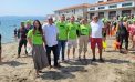 La Xunta participa en la salida de la Travesía a nado #PoloDanoCerebral desde la playa del Preguntoiro en Vilanova
