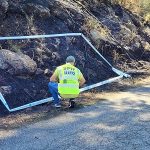 Efectivos de la UIFO localizan un artefacto incendiario en un conato ya extinguido en el distrito forestal XVIII (Vigo-Baixo Miño)