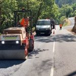 La Xunta realiza trabajos de mejora del firme en la carretera OU-193 en Cortegada, que suponen una inversión de 200.000 €