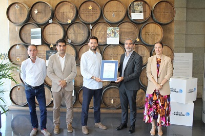 Viña Costeira recibe el certificado de Galicia Calidade