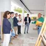El delegado territorial de la Xunta en Ourense supervisa las obras de rehabilitación integral del CEIP de Mariñamansa