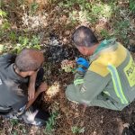 La Unidad de Investigación de Incendios Forestales pilla in fraganti a una mujer en Amoeiro cuando se desplazaba por el monte con pastillas de encendido y un mechero