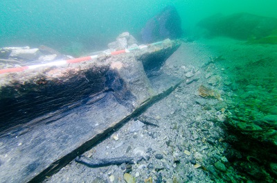 Los restos de una barca medieval de pasaje encontrados en Ribadeo suponen la primera prueba material del transporte usado en la peregrinación a Compostela