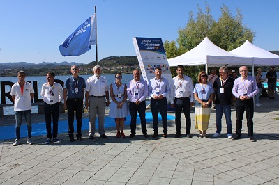 El delegado territorial de la Xunta en Ourense participa en el acto de inauguración de la Copa de la Juventud de Remo (Coupe de la Jeunesse) 2022