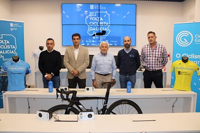 El delegado territorial de la Xunta en Ourense participa en la presentación de la 3ª etapa de la XX Vuelta Ciclista a Galicia