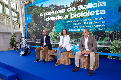 La Xunta identifica y cartografía 52 rutas en bicicleta con más de 2.300 km desde las que disfrutar del paisaje