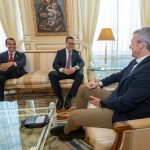 Rueda se reúne con los embajadores de Lituania y Panamá en España para profundizar en las relaciones de Galicia con estos dos países