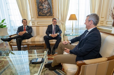 Rueda se reúne con los embajadores de Lituania y Panamá en España para profundizar en las relaciones de Galicia con estos dos países