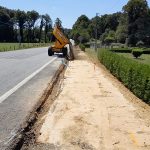 La Xunta avanza en las obras de mejora de la seguridad viaria en la carretera AC-231, en el tramo coincidente con el Camino del Norte, en el ayuntamiento de Sobrado