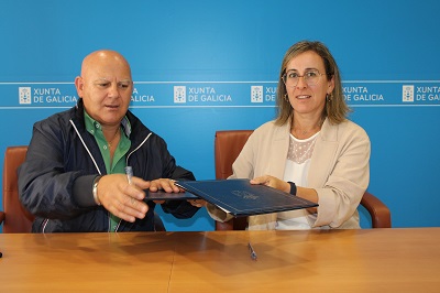 La Xunta firma con el Ayuntamiento de Cartelle el convenio para dotar de saneamiento el núcleo rural de Couxiliño