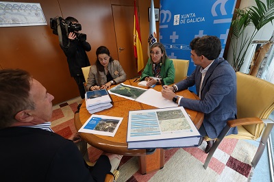 La Xunta invertirá cerca de 5 M€ en la reconstrucción del trecho hundido de la carretera del Courel, iniciando de forma inmediata la redacción del proyecto