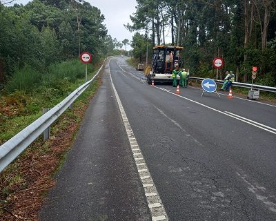 La Xunta inicia las obras de refuerzo del firme en la carretera AC-550, entre Noia y Ribeira, que supondrán una inversión de más de 2,6 M€