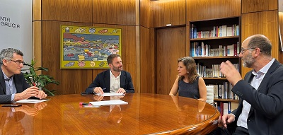 Trenor aborda con la presidenta del polígono de Pocomaco la futura Ley de áreas empresariales de Galicia