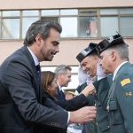Diego Calvo participa en los actos del día de la Patrona de la Guardia Civil que se celebraron en la Comandancia de A Coruña
