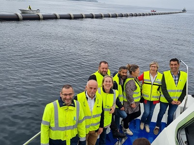 La Xunta destinará en 2023 más de 10 M€ a la mejora del saneamiento de la ría de Pontevedra tras culminar este año las obras del emisario submarino de Os Praceres