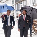 Rueda aborda con Adrián Barbón retos comunes para Galicia y Asturias y agradece al presidente del Principado el diálogo cordial entre las dos Administraciones