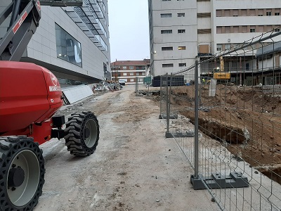 La Xunta avanza en la ejecución de la ampliación del Complexo Hospitalario de Ourense, compatibilizando las obras con la recolocación de los espacios y los servicios del hospital