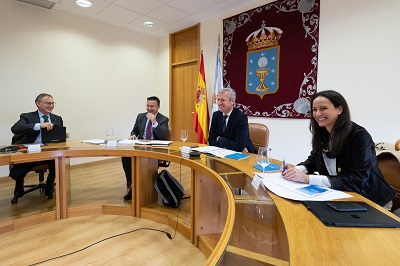 Rueda analiza con la Sociedad Impulsa los principales proyectos para el avance de Galicia y las oportunidades para su desarrollo