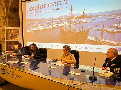 Martina Aneiros destaca la relevancia del patrimonio cultural y histórico de las navegaciones marítimas en la clausura de la exposición itinerante ‘Exploraterra’