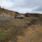 La Xunta inicia las obras de mejora de seguridad en la intersección de la carretera OU-122 en Viladequinta, en el ayuntamiento de Carballeda de Valdeorras