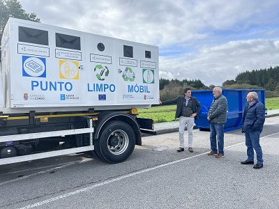 La Xunta apoya con 70.000 euros la puesta en marcha de un punto limpio móvil en el municipio de O Corgo