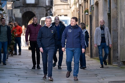 Rueda valora la cooperación entre Galicia y Castilla y León como clave para demandar infraestructuras competitivas para el noroeste y una financiación autonómica justa