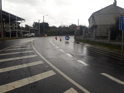 La Xunta refuerza la seguridad viaria en la carretera OU-105 en el tramo coincidente con el Camino de Santiago al paso por el ayuntamiento de Ourense