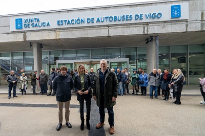 Fernández-Tapias destaca la apertura de la nueva estación de autobuses como “una jornada histórica para Vigo” al dotar a la ciudad de la conexión intermodal en Urzaiz