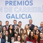 O presidente da Xunta na entrega dos Premios Fin de Carreira de Galicia