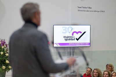 Rueda reedita el compromiso de la Xunta en seguir trabajando en la consecución de la igualdad real en Galicia
