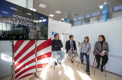 Nava Castro destaca el éxito del programa ‘O teu Xacobeo’, al que el gobierno gallego destinó 9,5 millones de euros y en el que se llevaron a cabo 700 proyectos en toda Galicia