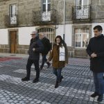 El delegado territorial de la Xunta supervisa el final de las obras de refuerzo de la seguridad viaria de la travesía del ayuntamiento de Bande
