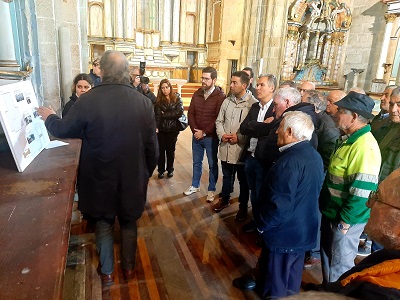 La Xunta presenta el proyecto de rehabilitación y puesta en valor de la iglesia de San Martiño de Salcedo con una inversión de 280.000€