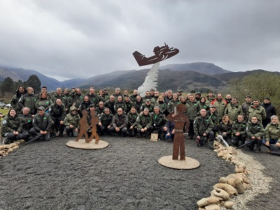 La Xunta pone en valor el trabajo del Servicio de prevención y extinción de incendios en el cuidado y defensa de los montes gallegos