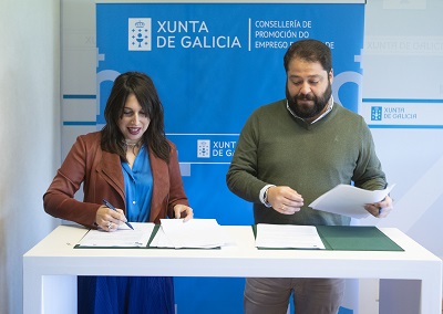 Xunta y AJE Galicia impulsarán el emprendimiento entre la juventud y promoverán la dinamización del rural con medidas de formación y asesoramiento