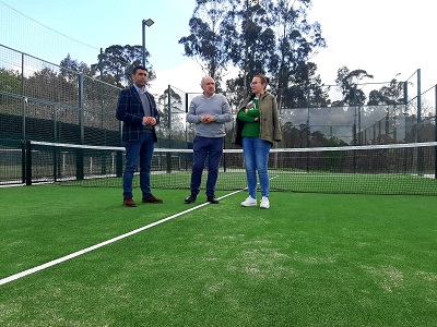 La Xunta dota de una pista de pádel al ayuntamiento de Moraña para completar las instalaciones deportivas de O Buelo con una aportación de más de 35.000 €