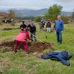 La Xunta celebra el Día Internacional de los Bosques plantando árboles autóctonos con los niños de Salceda de Caselas