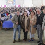 Fabiola García participa en la Fiesta de los Mayores de Santa Comba