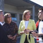 Fabiola García visita los centros de la asociación Ambar en Ribeira y agradece su compromiso por la plena inclusión
