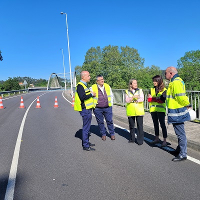 La Xunta evalúa la situación del puente de Pontearnelas priorizando la seguridad y las alternativas de circulación