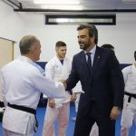 La Agasp acoge a los participantes en las concentraciones internacionales de judo que se celebran estos días en A Estrada